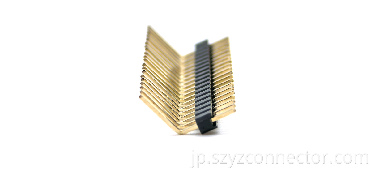 2.0mm Pitch Pin header Connector Single Row Right Angle H2.0mm 1*20P